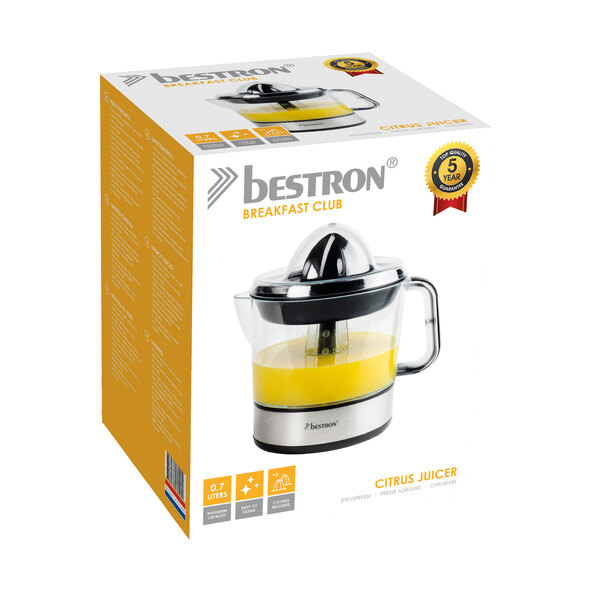 Zitruspresse, 0,7 l, silber
