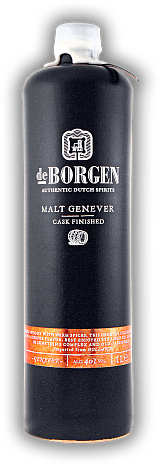 De Borgen Malt Genever 1,0 Liter De Borgen Malt Genever 1,0 Liter In Oloroso Sherry Fässern gelagert. 1	 Liter - Vol 40%