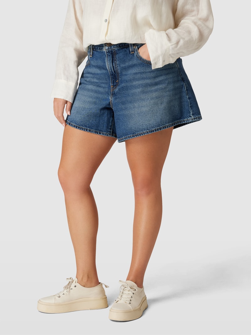 PLUS SIZE Jeansshorts aus reiner Baumwolle in jeans