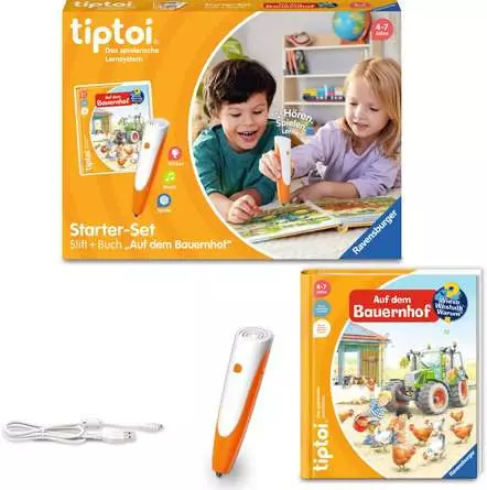 tiptoi® Starter-Set: Stift und Bauernhof-Buch