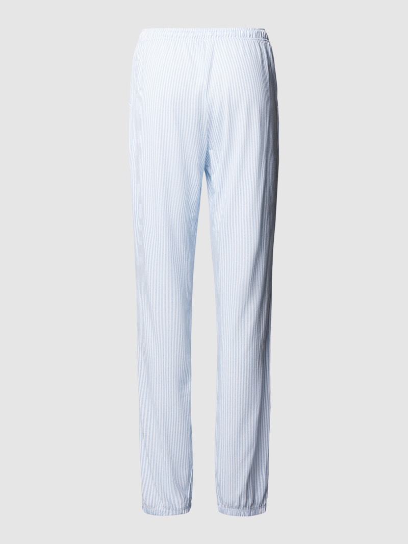 Pyjama-Hose mit Streifenmuster Modell 'Everyday' in blau