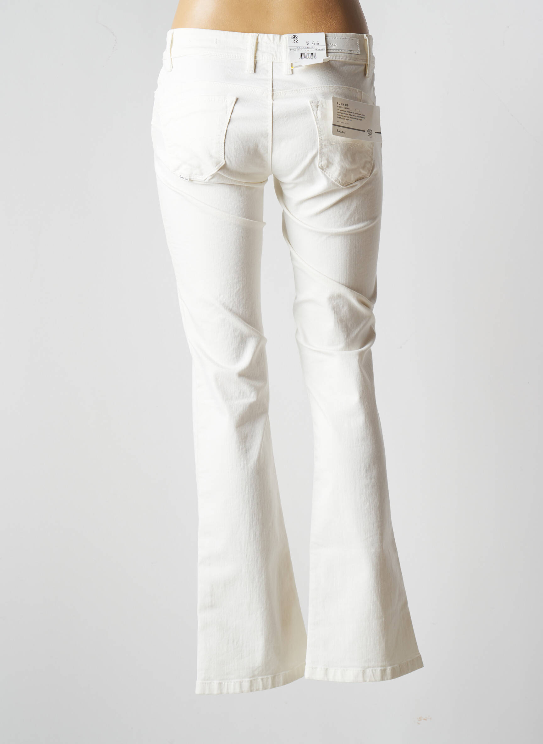 Salsa Jeans Bootcut Femme couleur blanc