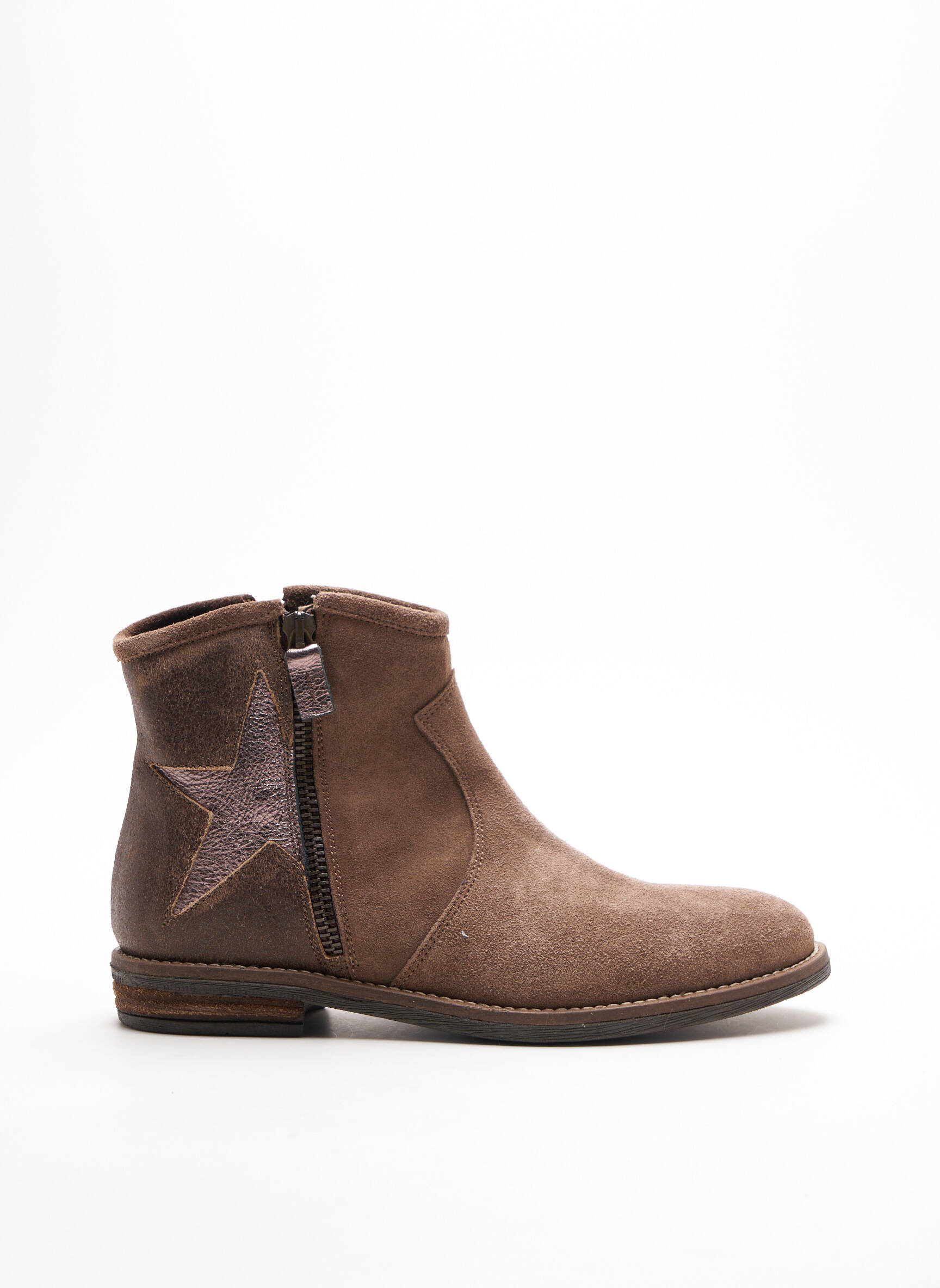 Reqins Bottines Fille couleur marron