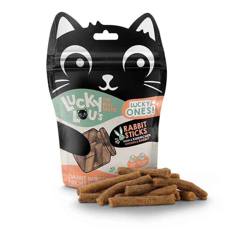 Lucky Lou Snacks Lucky Lou Lucky Ones Sticks 8x50 g Huhn & Kanninchen