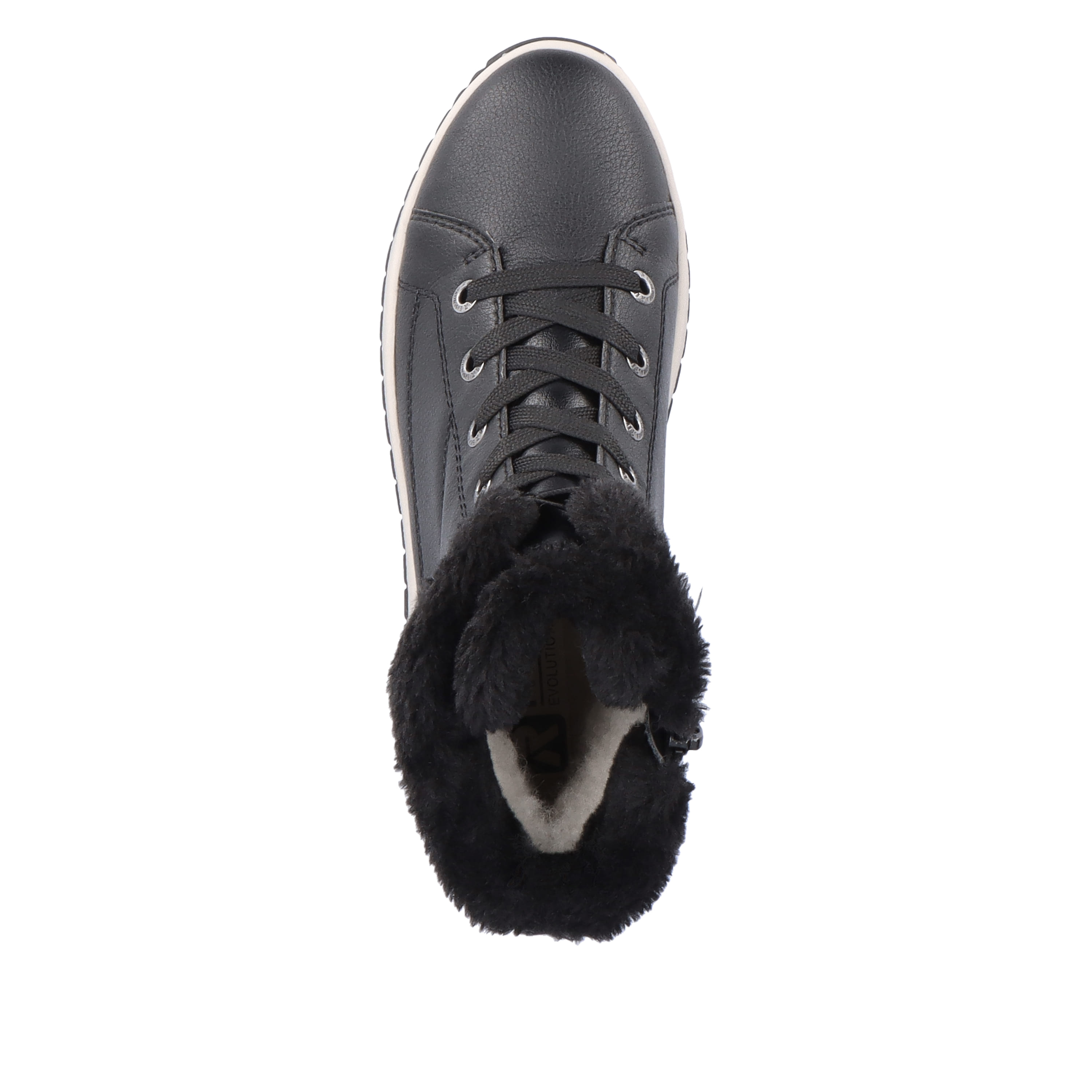 Rieker Damen Schnürstiefel deep black