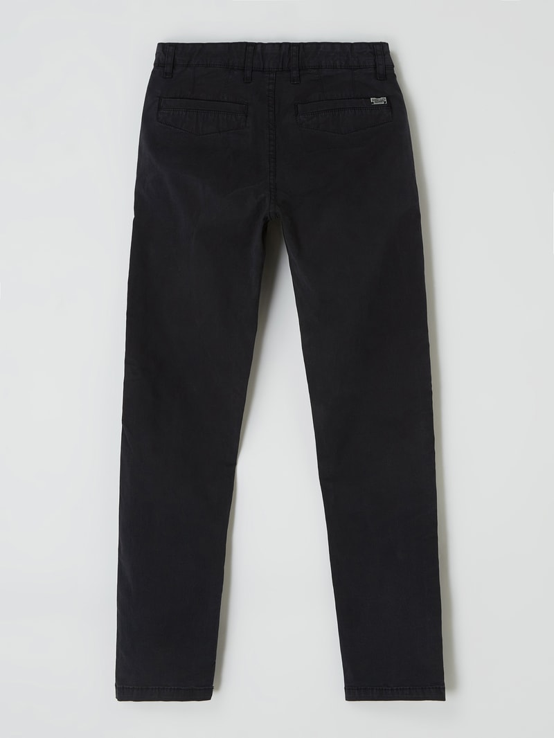 Chino mit Stretch-Anteil in marineblau