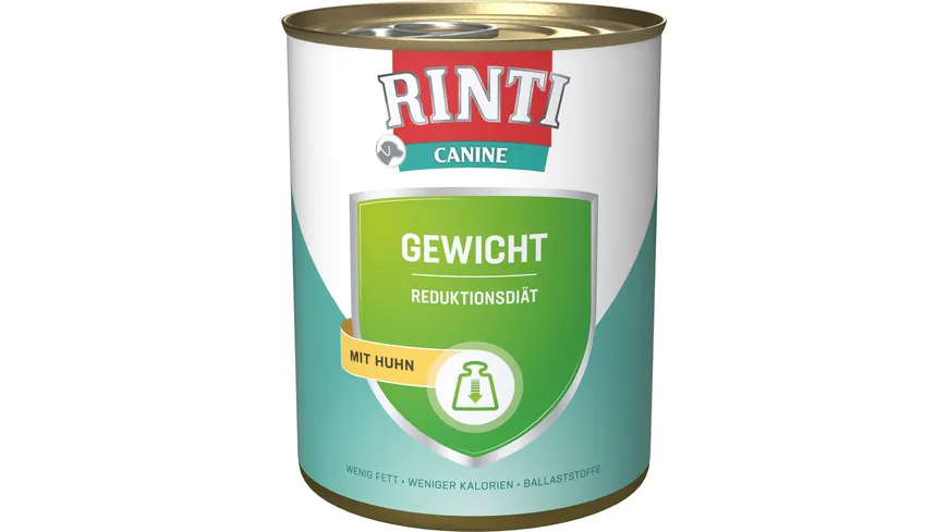 RINTI Hundenassfutter Canine Gewicht Huhn 400 g