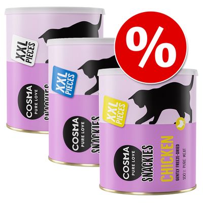 Sparpaket Cosma Snackies XXL Maxi Tube