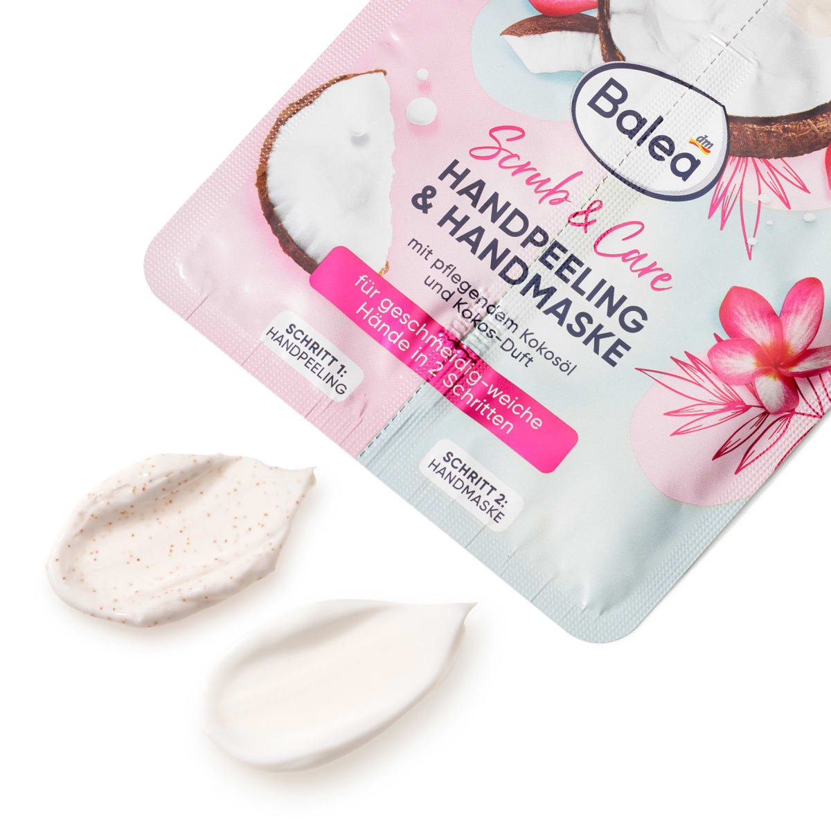 Handpeeling & -maske Scrub & Care, 20 ml