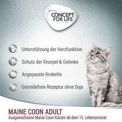 Concept for Life Maine Coon Adult Lachs - getreidefreie Rezeptur!