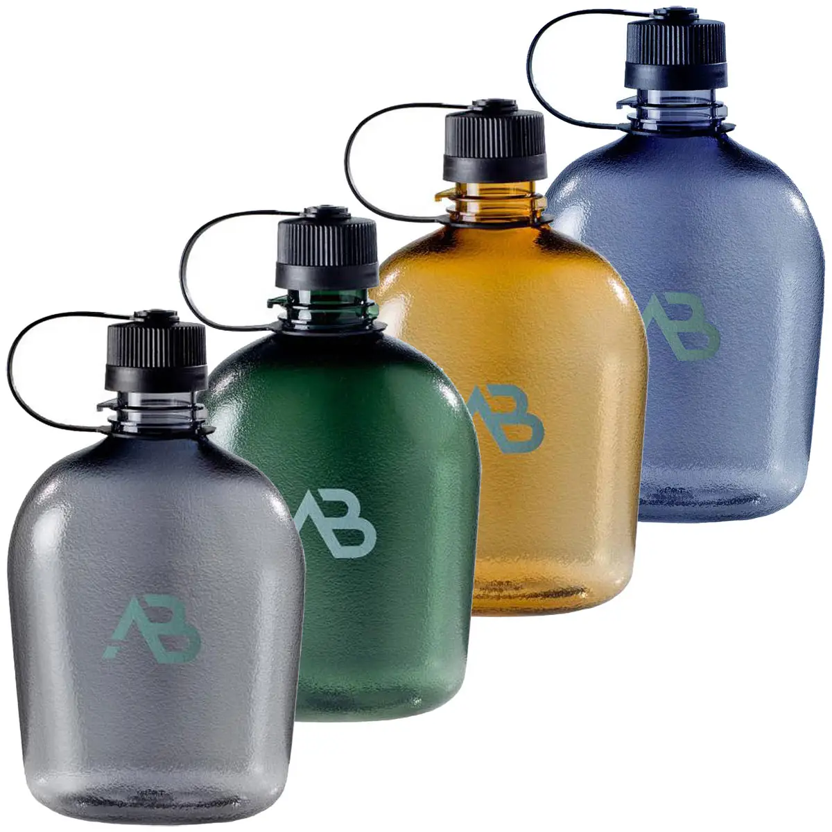 US Feldflasche GEN II transparent versch. Farben