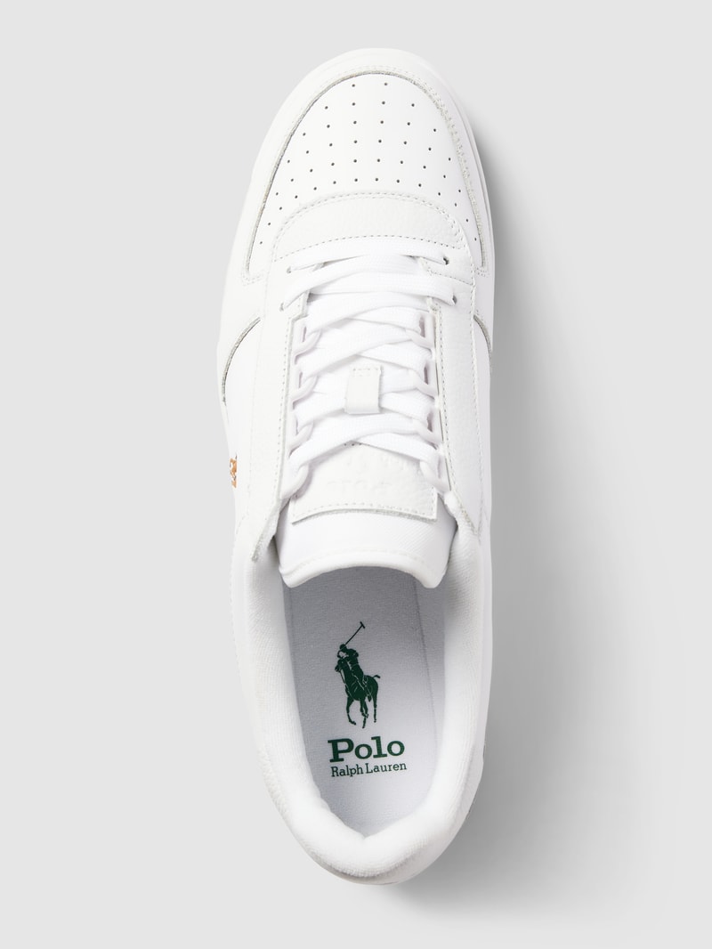 Sneaker mit Label-Details in weiß