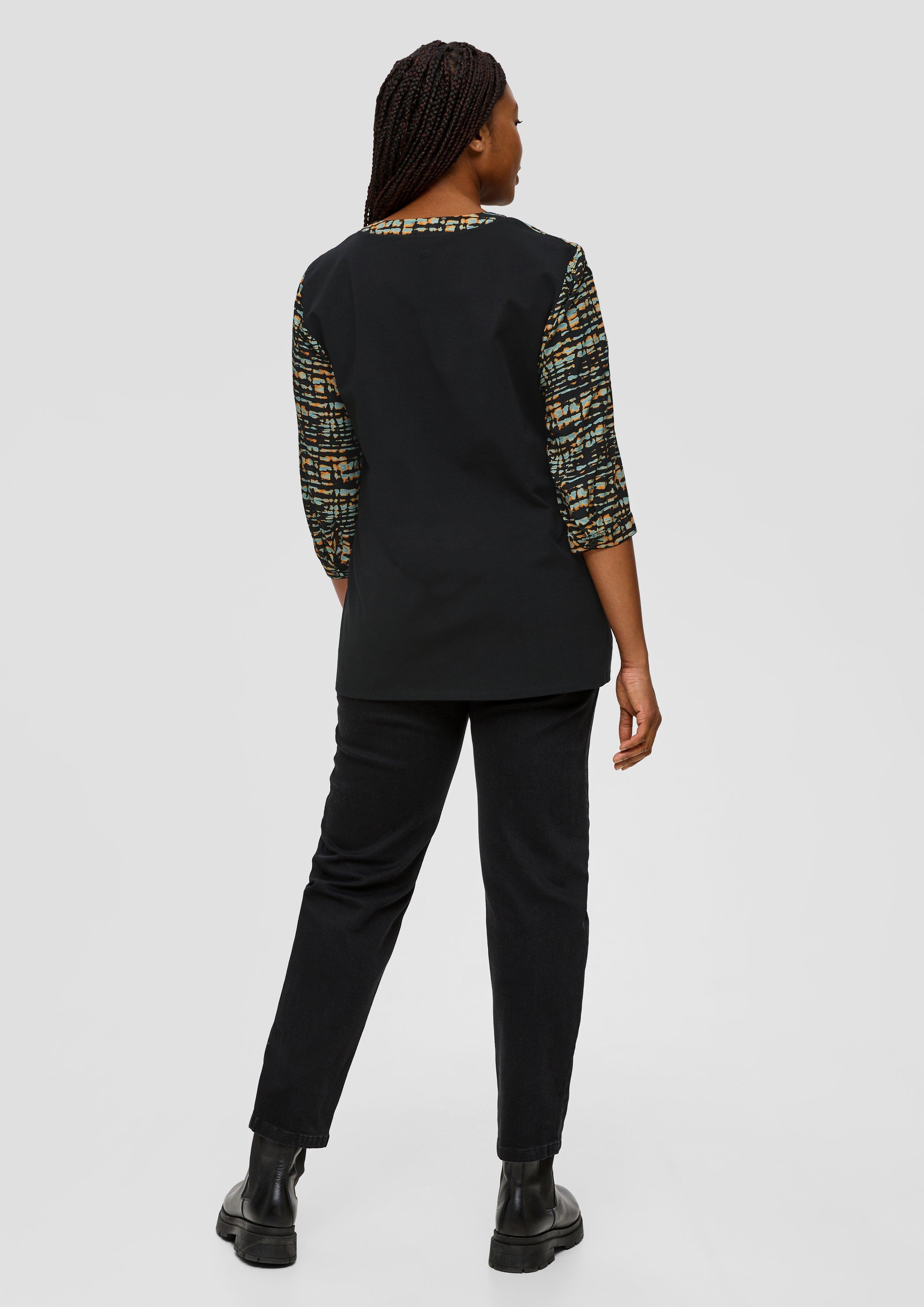 Bluse mit V-Ausschnitt  2139230-99A3
