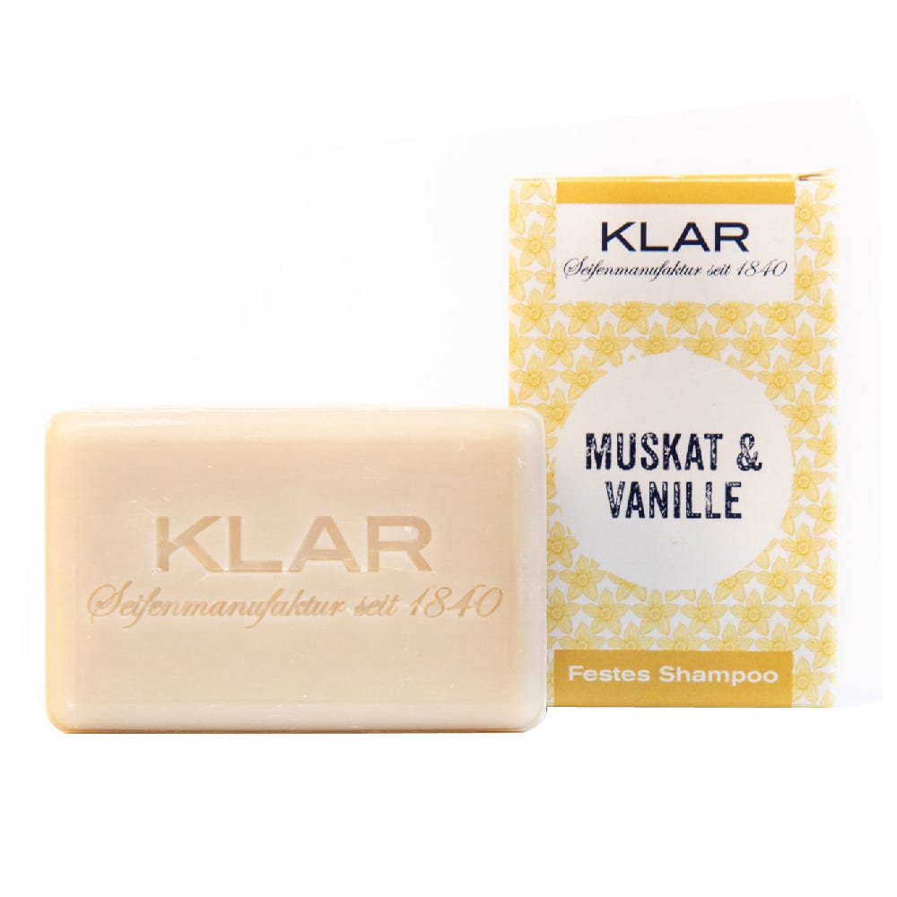 Klar's Festes Shampoo Muskat & Vanille 100 g
