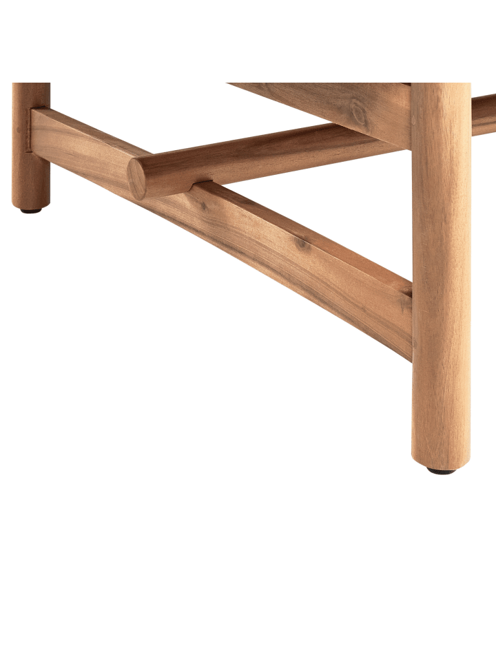 Beliani Gartentisch GIAVENO in Heller Holzfarbton - (W) 145 x (H) 38 x (L) 79 cm günstig kaufen onesize