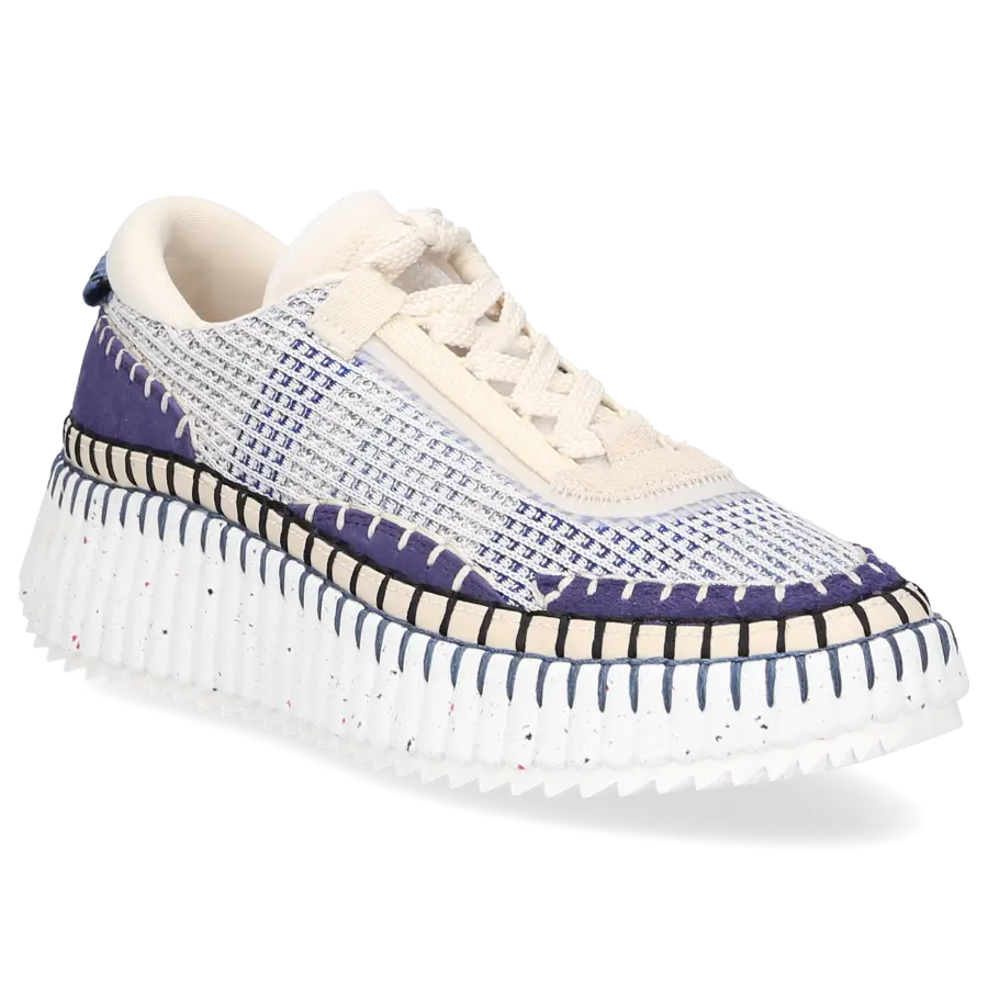 Chloé - Sneaker low NAMA Baumwolle - weiß