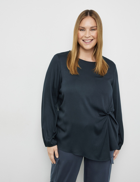 Elegante Bluse mit Raff-Detail