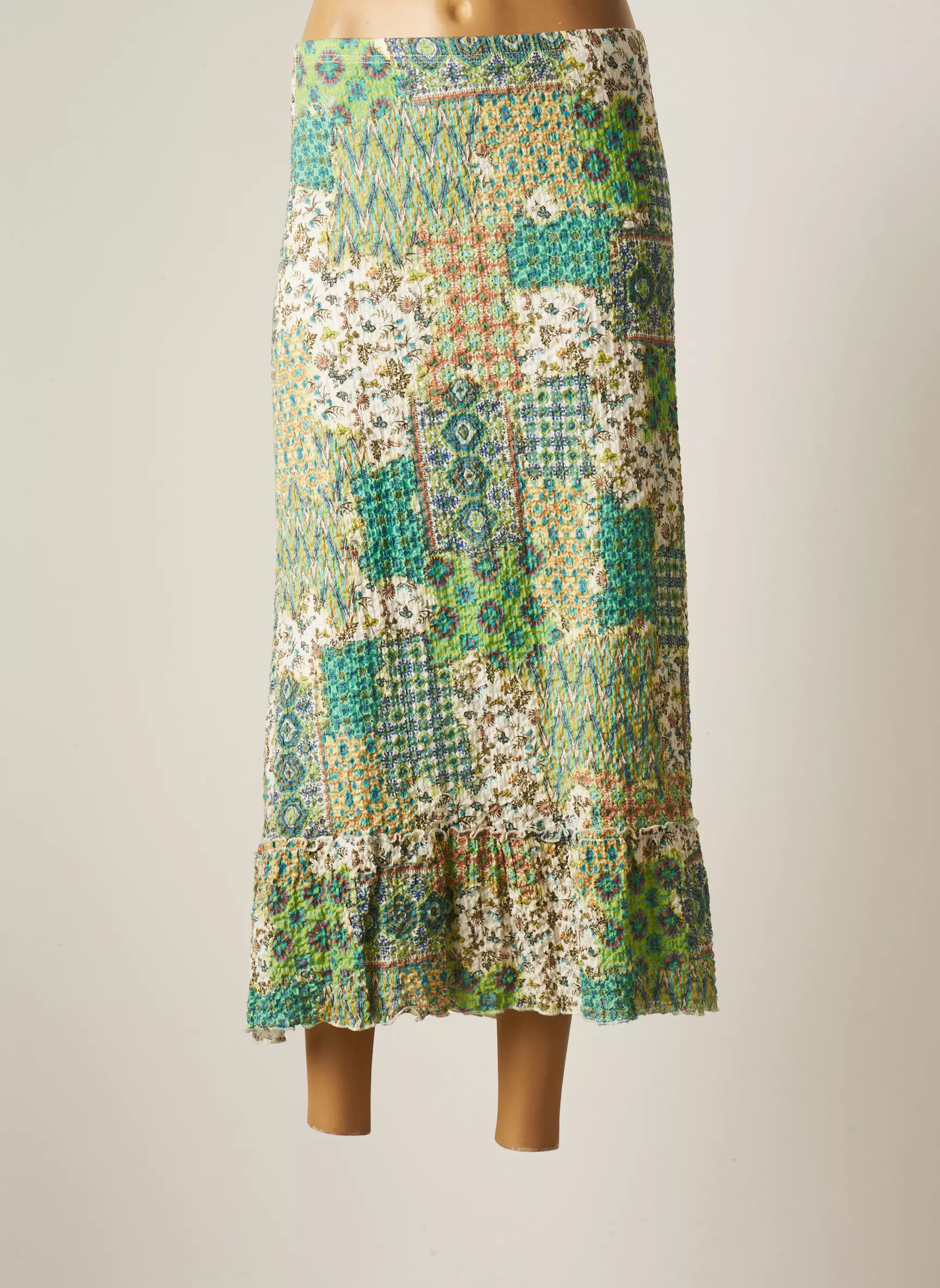 G Oze Jupes Longues Femme couleur vert