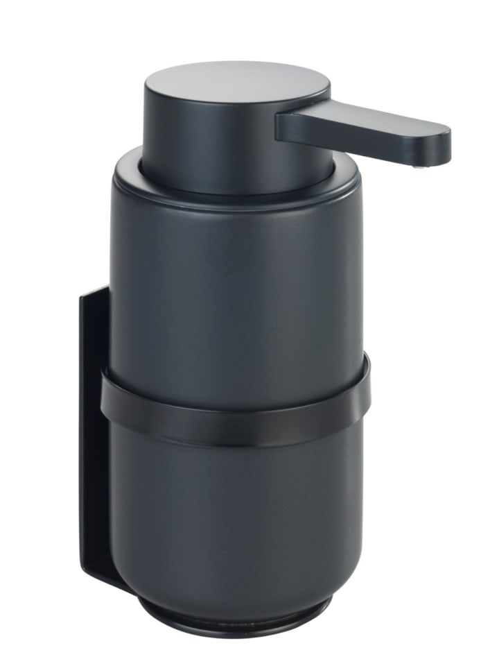 Wenko Wand Seifenspender Woya, Schwarz, Wand Seifenspender Mod. Woya, Schwarz in Schwarz günstig kaufen onesize