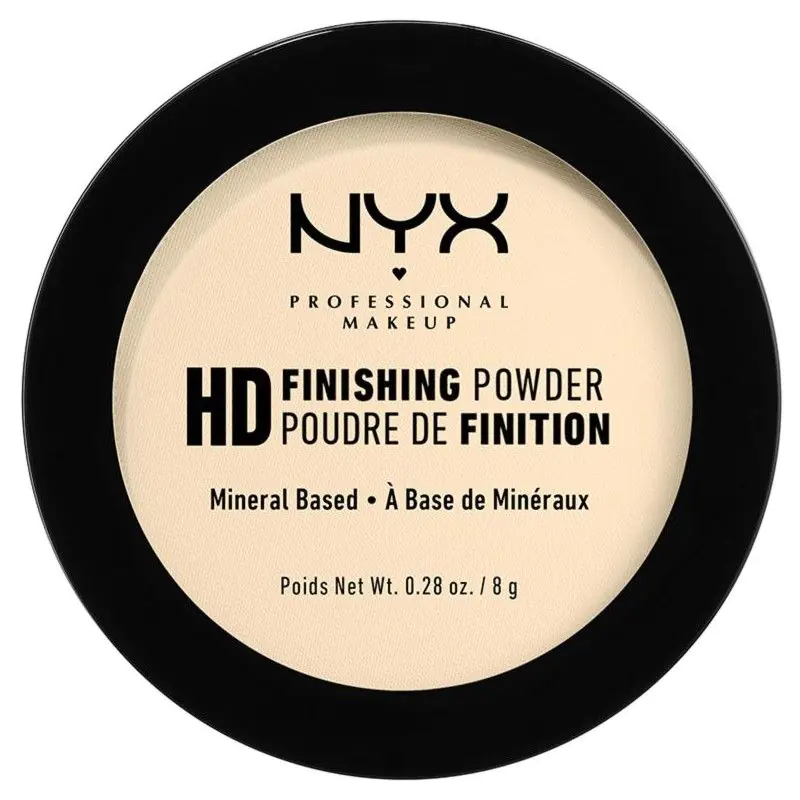 Pó compacto finalizador HD NYX Banana