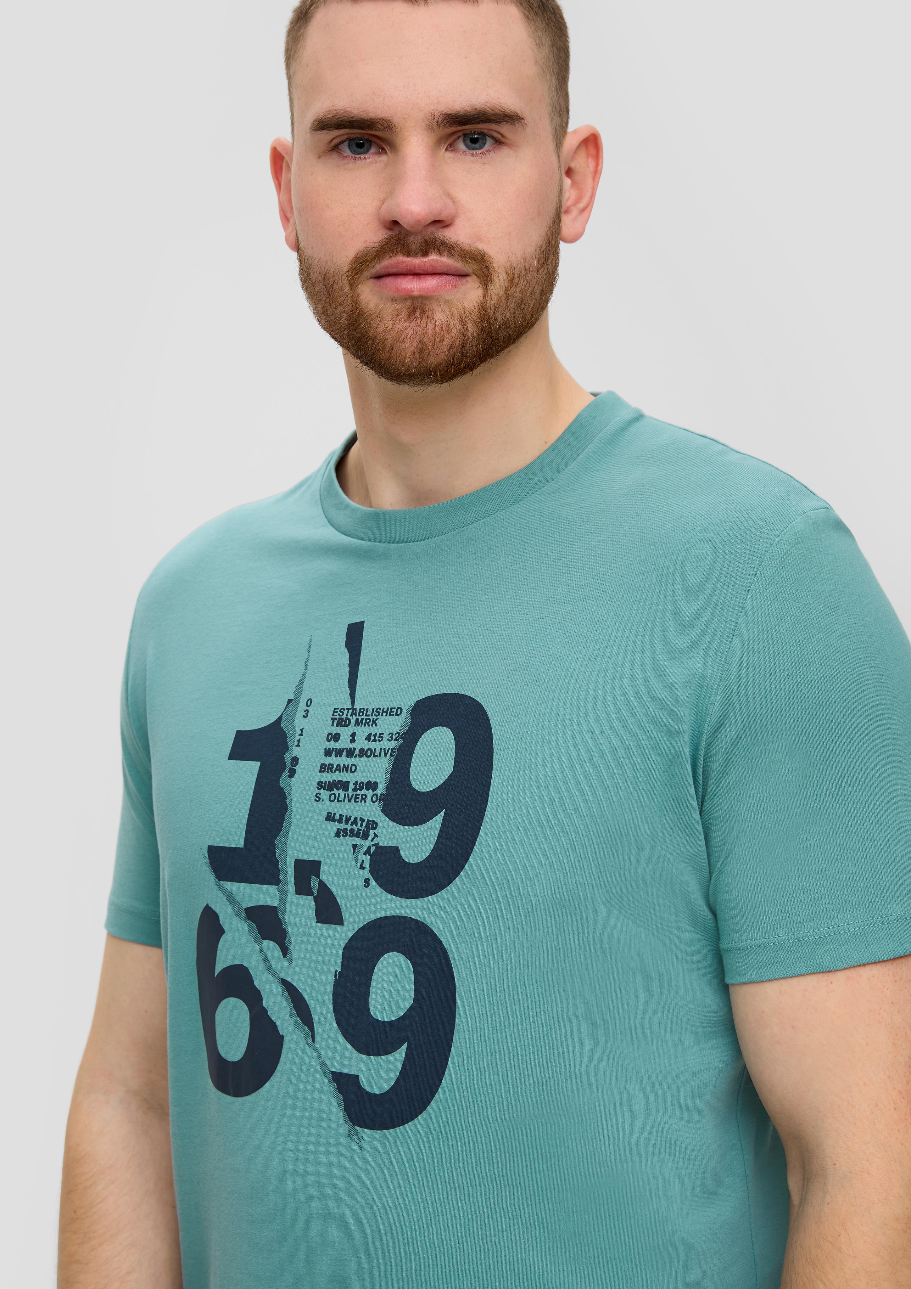 T-Shirt mit Frontprint  2143448-65D2
