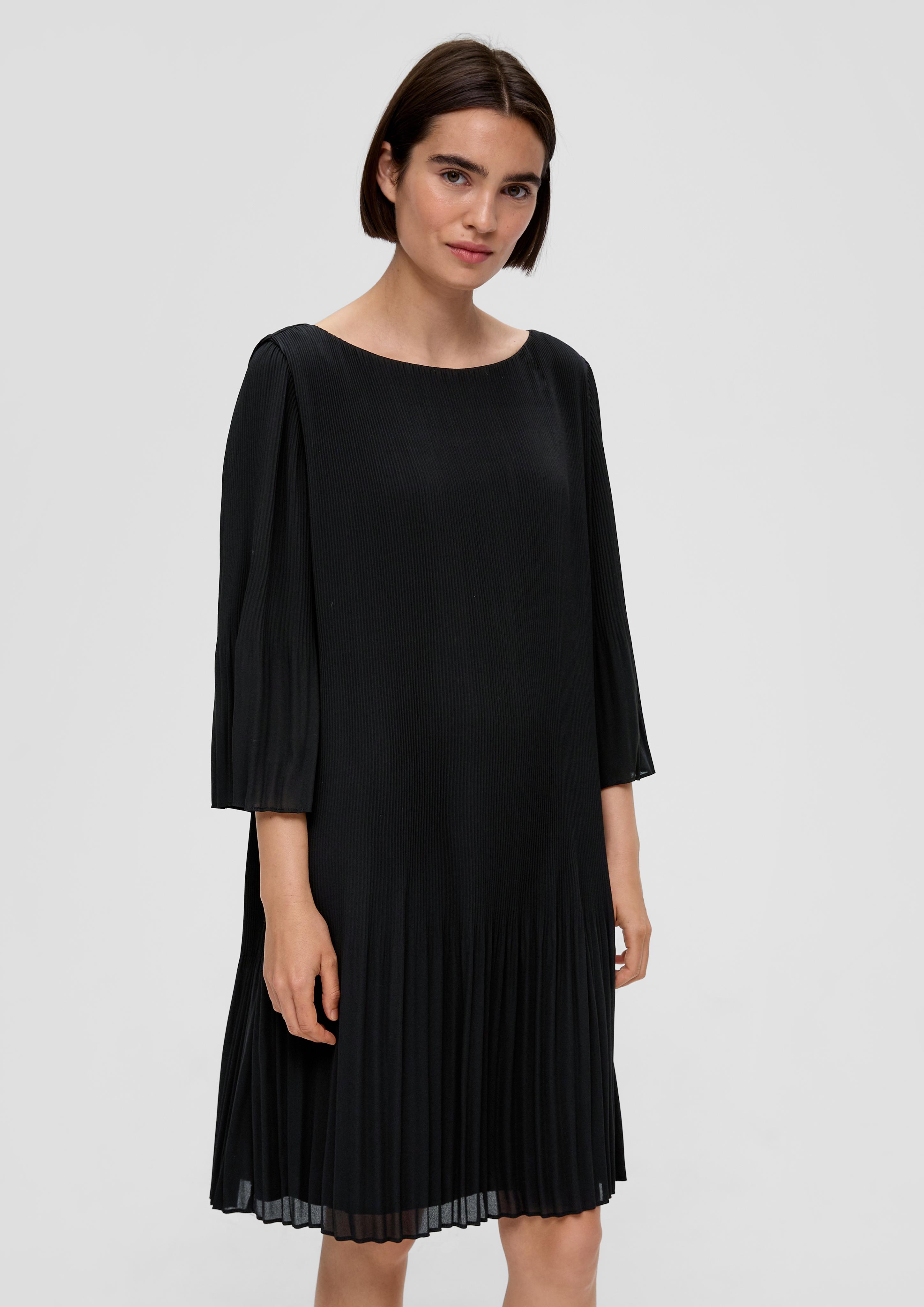 Minikleid mit Plisseefalten  2138011-9999