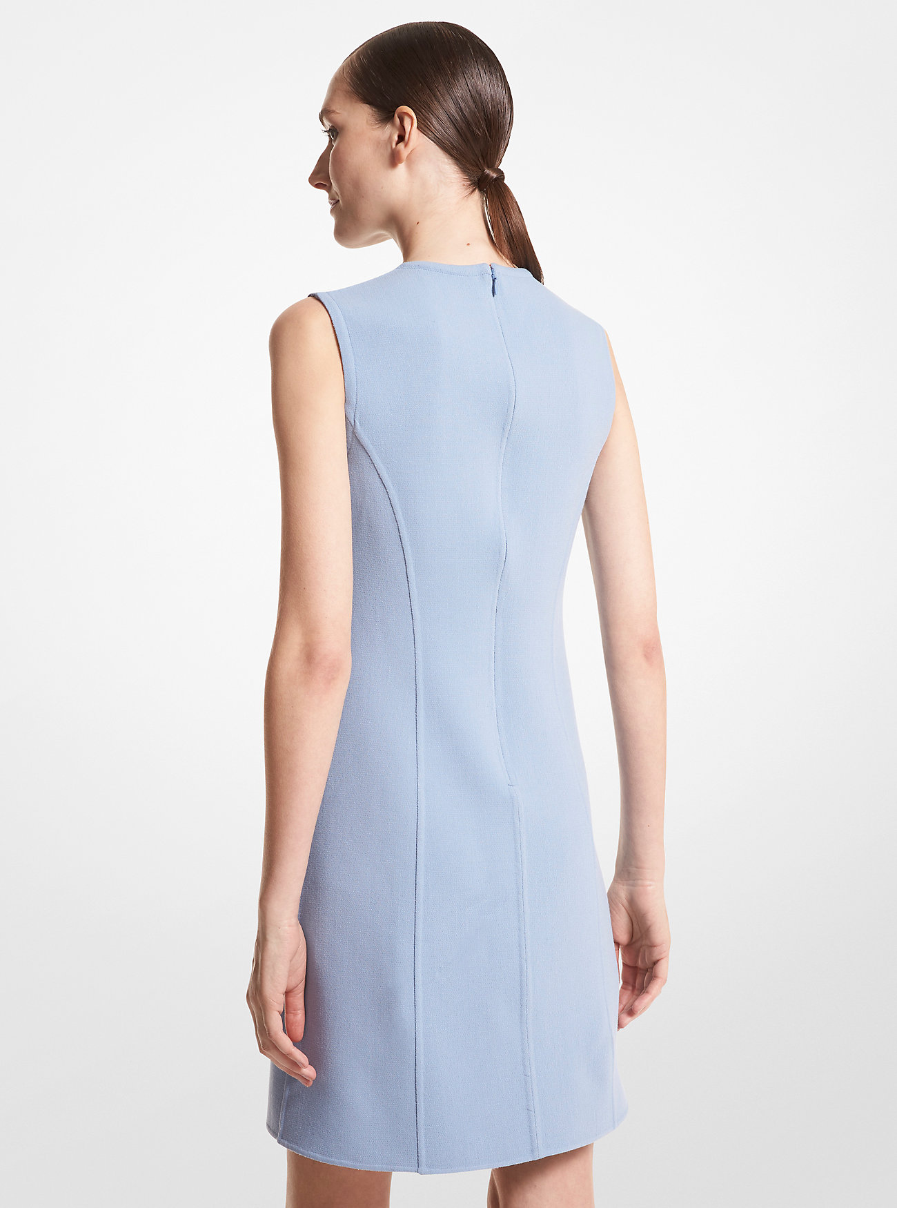 Dobbelsidig Stretch Ull Crepe Shift-kjole - COAST
