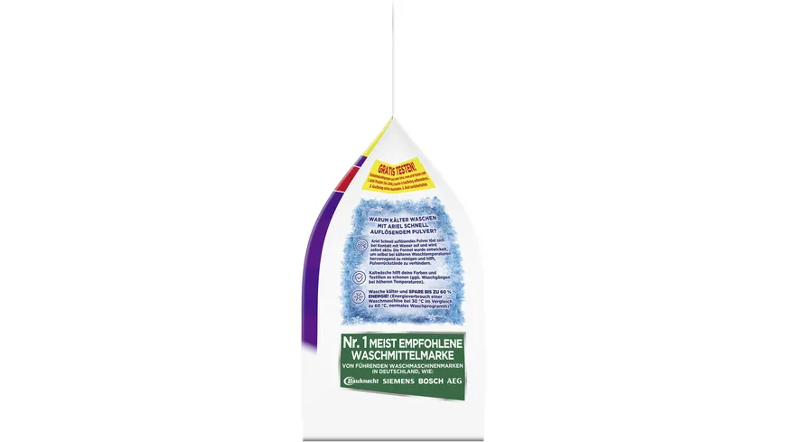 Ariel Colorwaschmittel schnell auflösend Color+ Pulver 1.2 kg