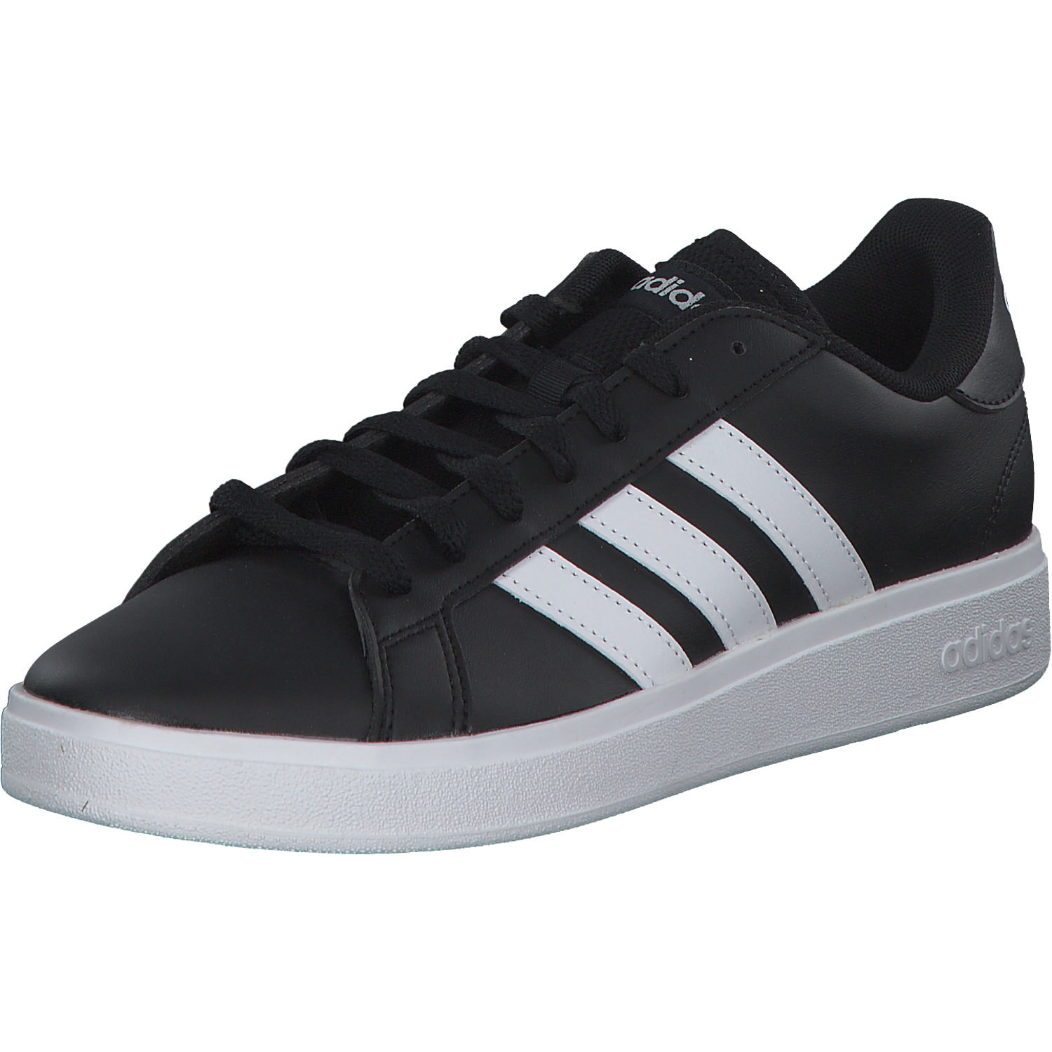 Adidas Grand Court Base 2.0 W, Schnürschuhe, Damen, black/white/black