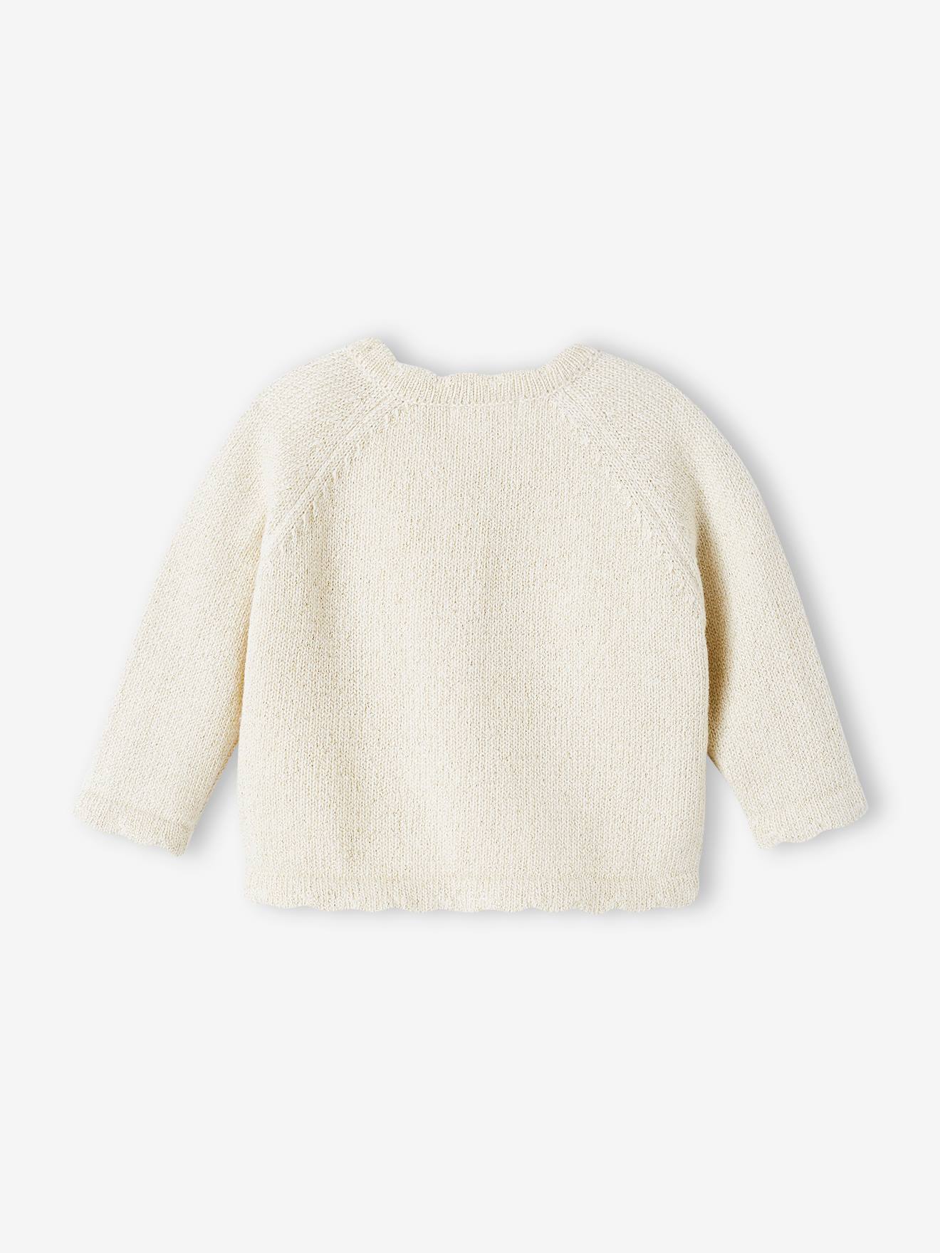 Vertbaudet Baby Wickeljacke, Oeko-Tex - wollweiß