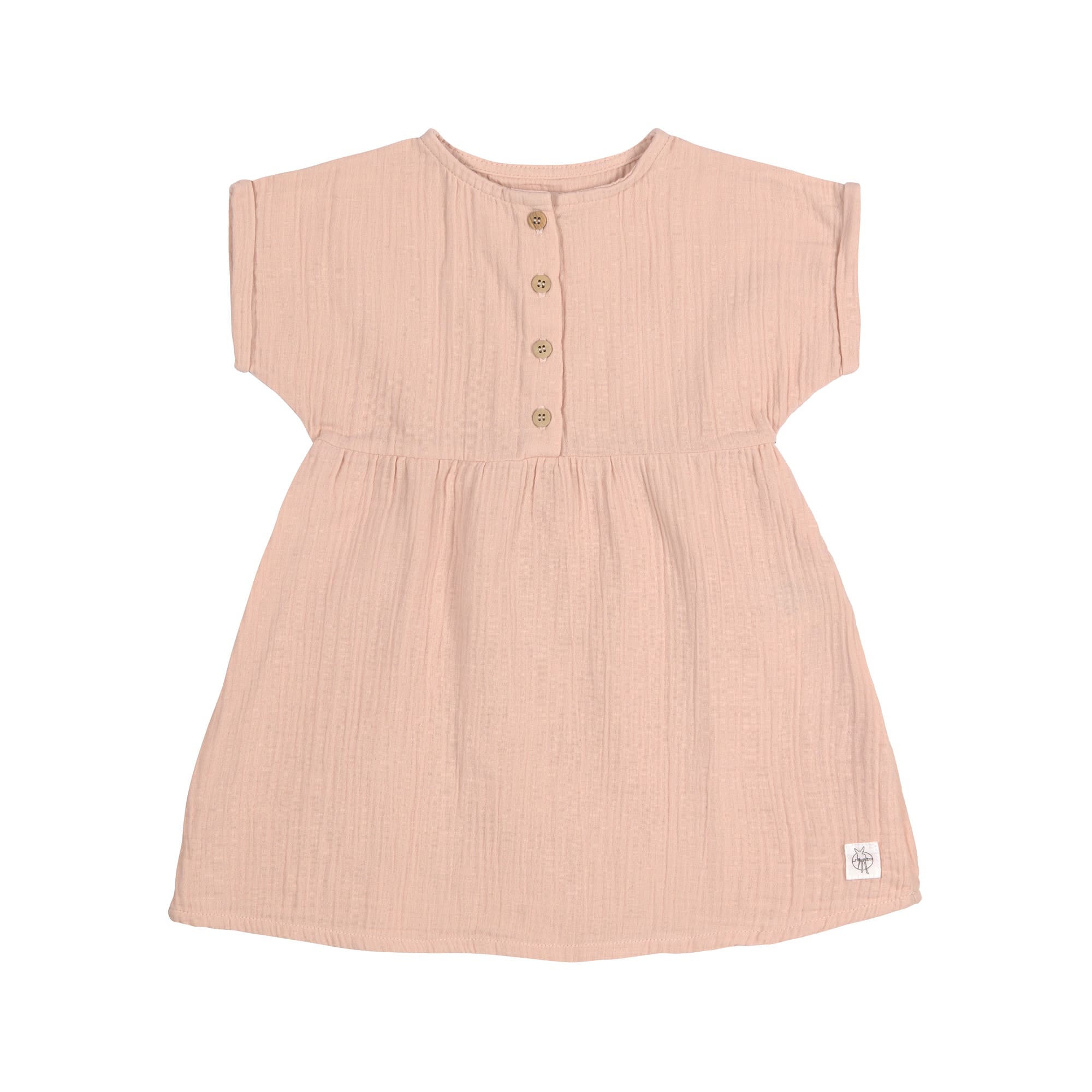 Kinderkleid - Bio Baumwolle, Rosa