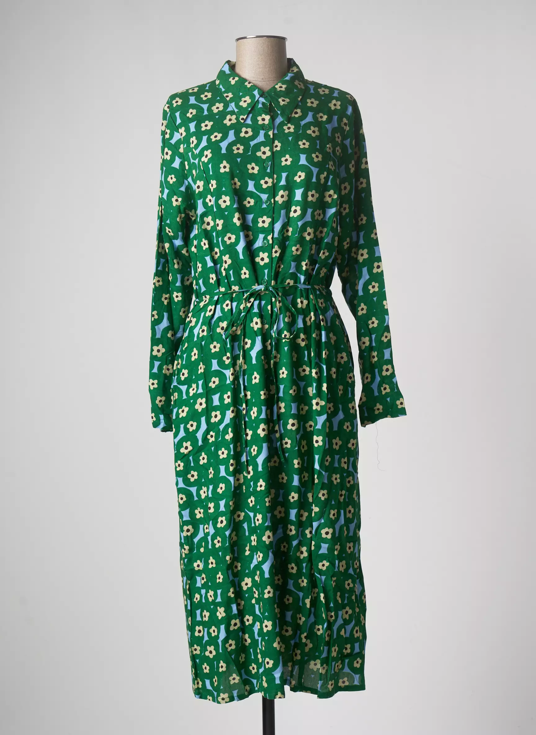 Compania Fantastica Robes Mi Longues Femme couleur vert