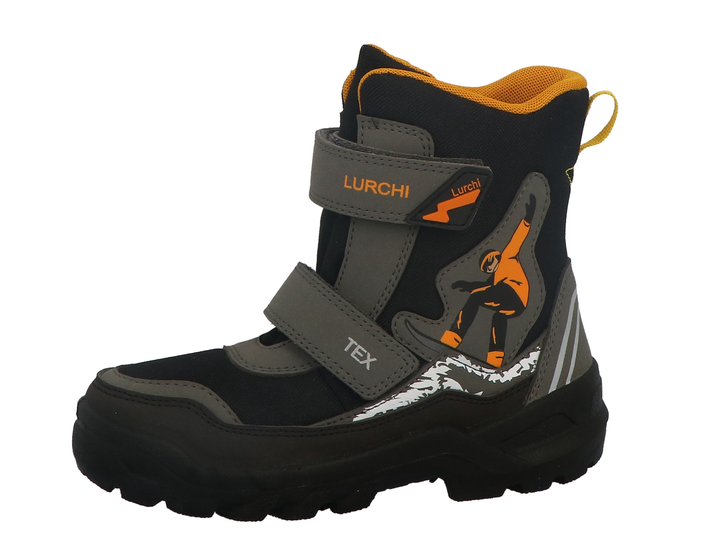 Lurchi Schneestiefel Kendy-TEX - black-yellow