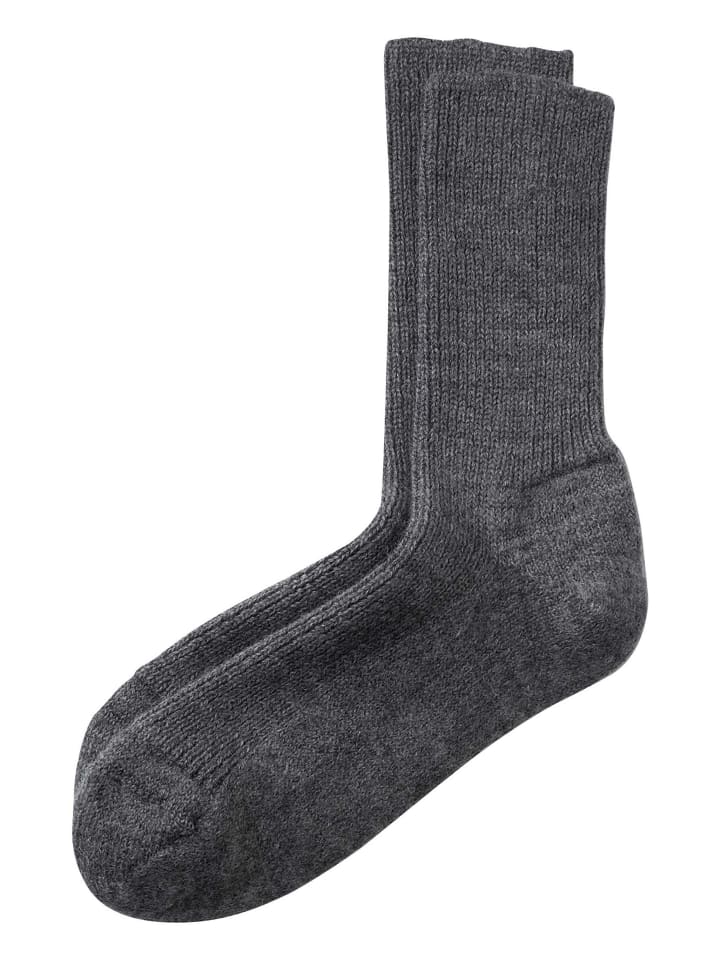 Hessnatur Wollsocke in anthrazit günstig kaufen