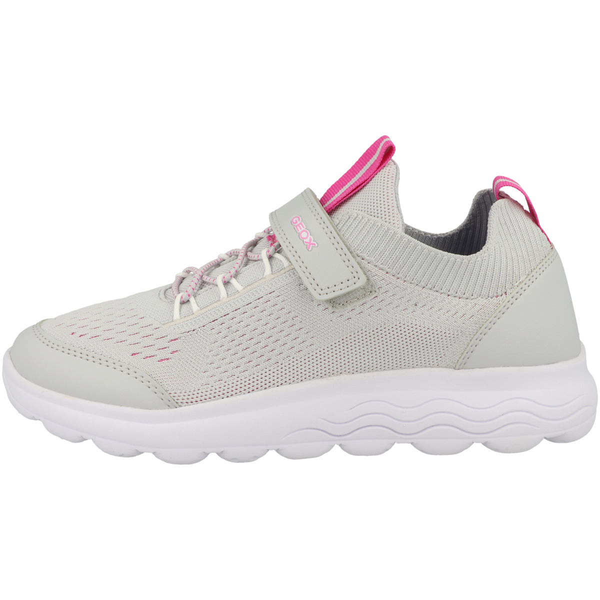 Geox J Spherica G. B Sneaker Low hellgrau