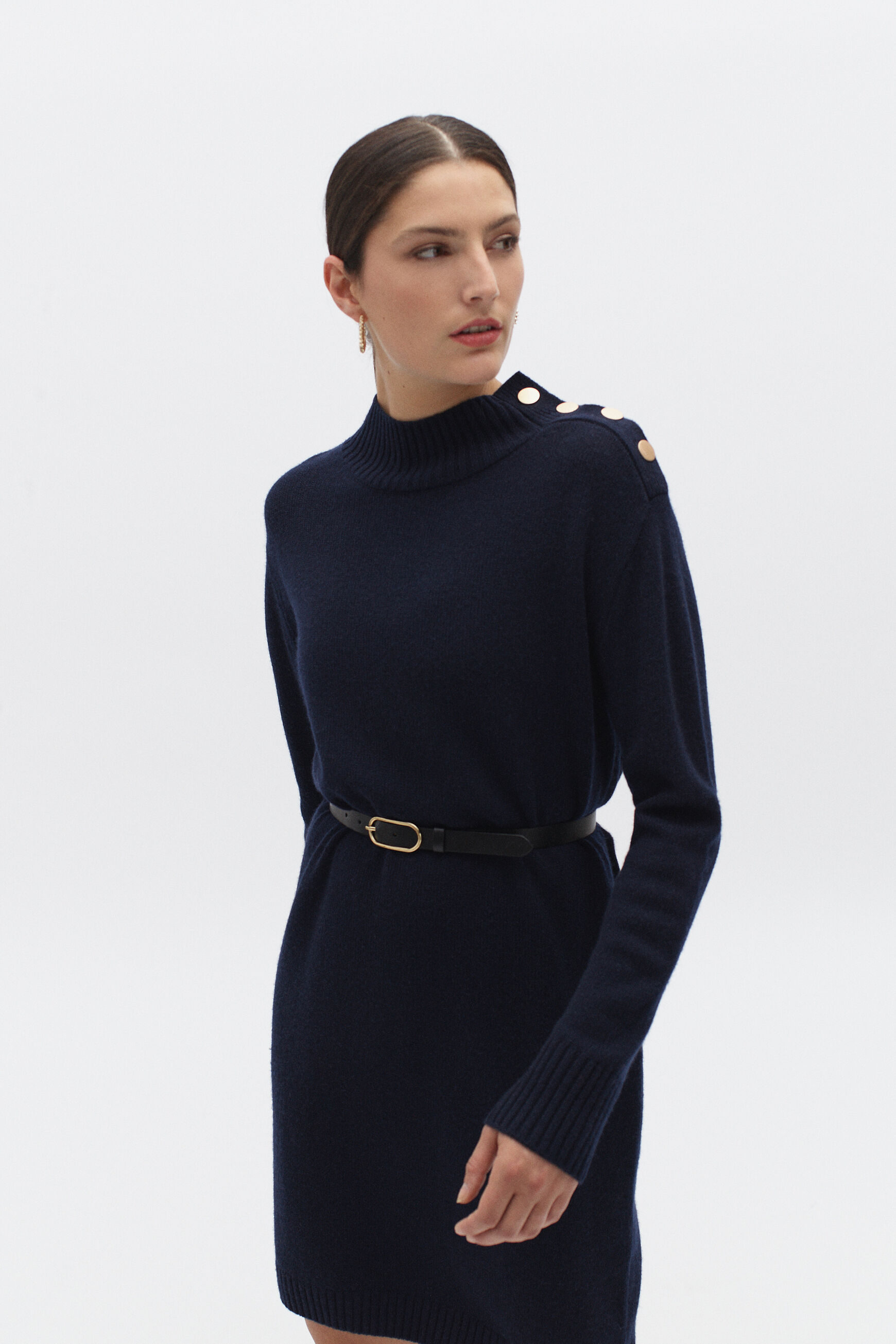 robe solveig bleu marine femme