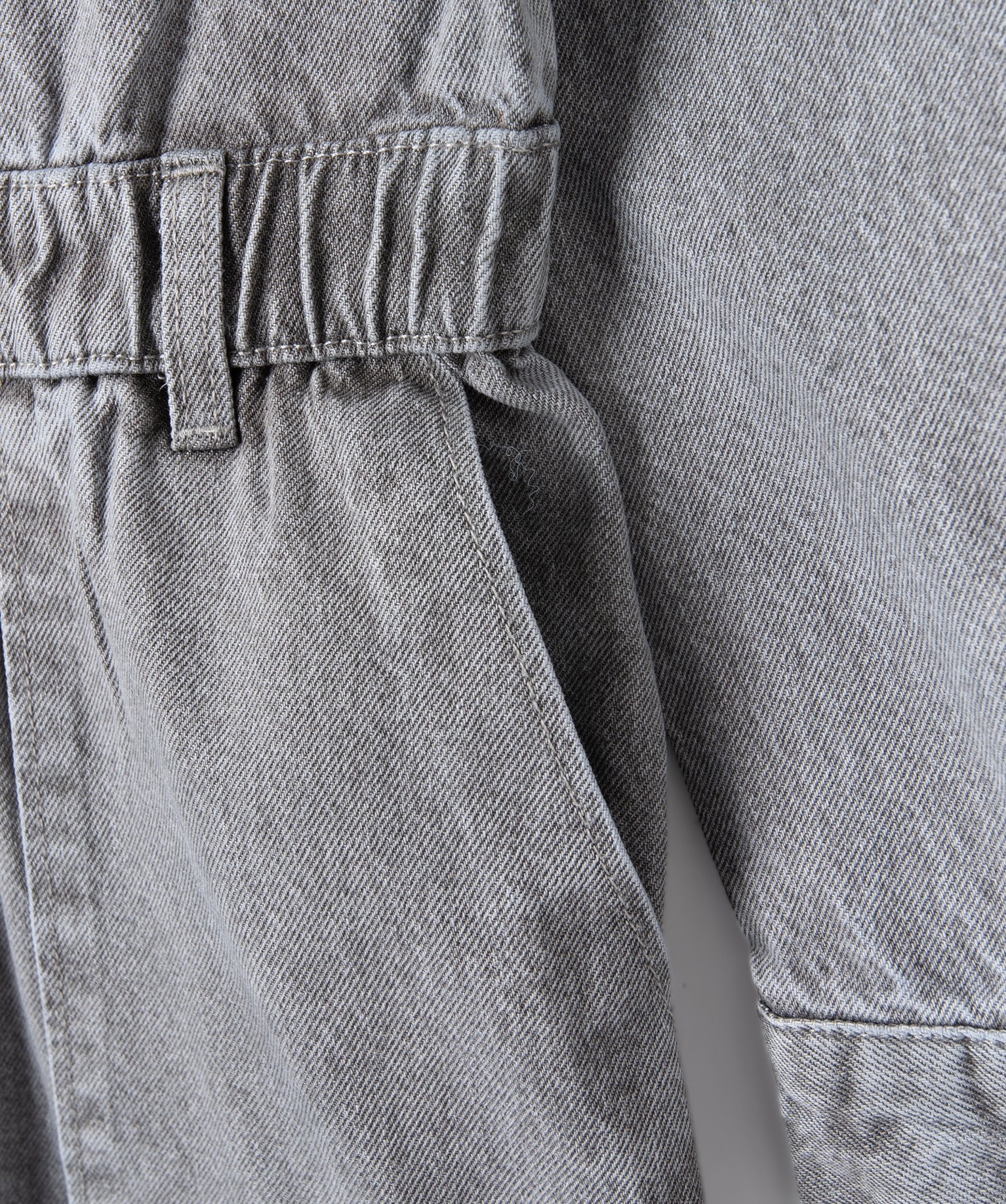Combi-pantalon fille en jean - LuluCastagnette gris | GEMO