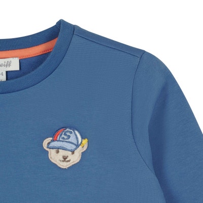 Sweatshirt, mittelblau für Jungs