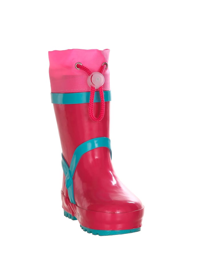 Playshoes Gummistiefel Basic gefüttert in Pink günstig kaufen