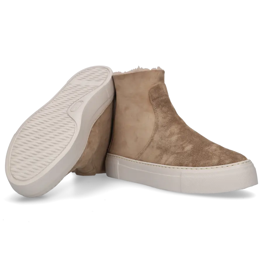 AGL Attilio Giusti Leombruni - Klassische Stiefeletten MEGHAN WARM Kalbsveloursleder - grau