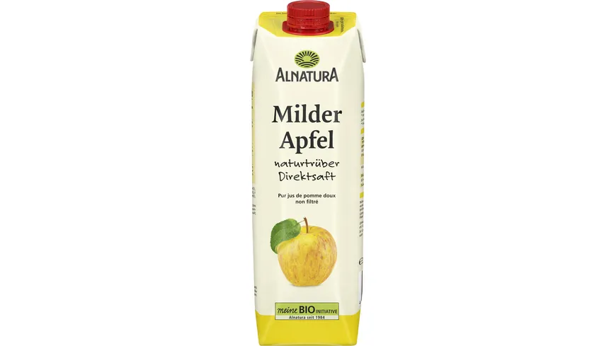 Alnatura Bio Milder Apfelsaft naturtrüb 1 l