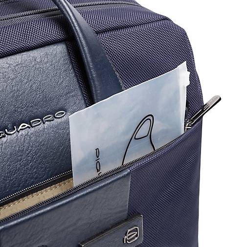 Piquadro Brief 2-Rollen Businesstrolley 40 cm Laptopfach