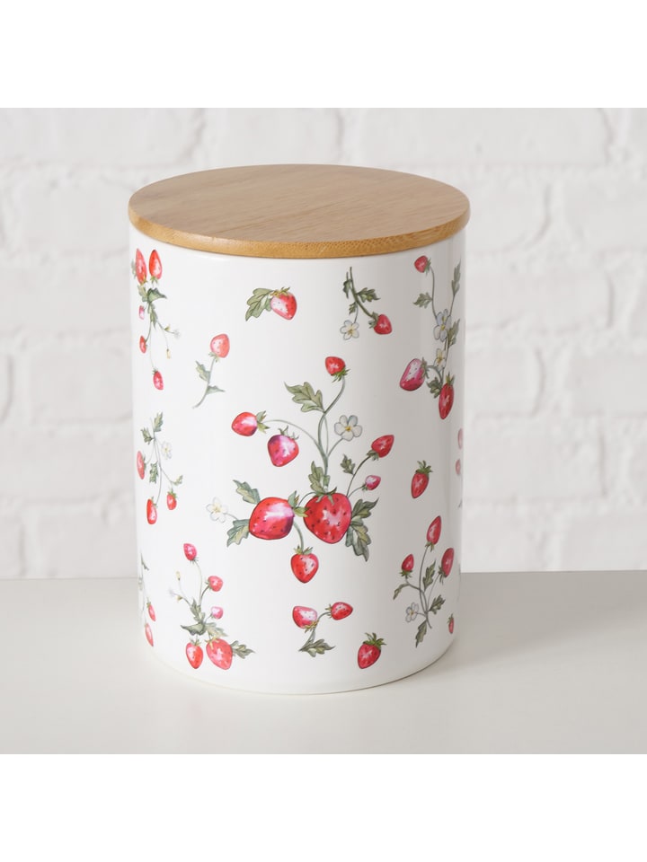 Boltze 2er-Set: Vorratsdosen in Rot/ Grün/ Weiß - (H)17 x Ø 12 cm günstig kaufen onesize