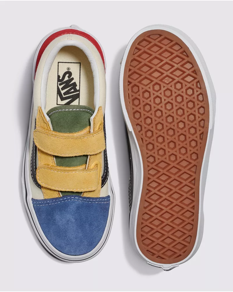 Kids Old Skool V Color Block Shoe