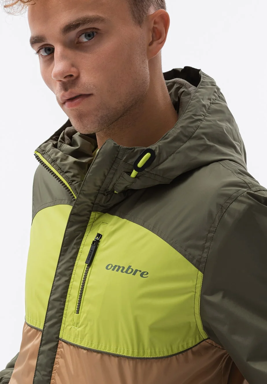 Chaqueta de entretiempo ombré