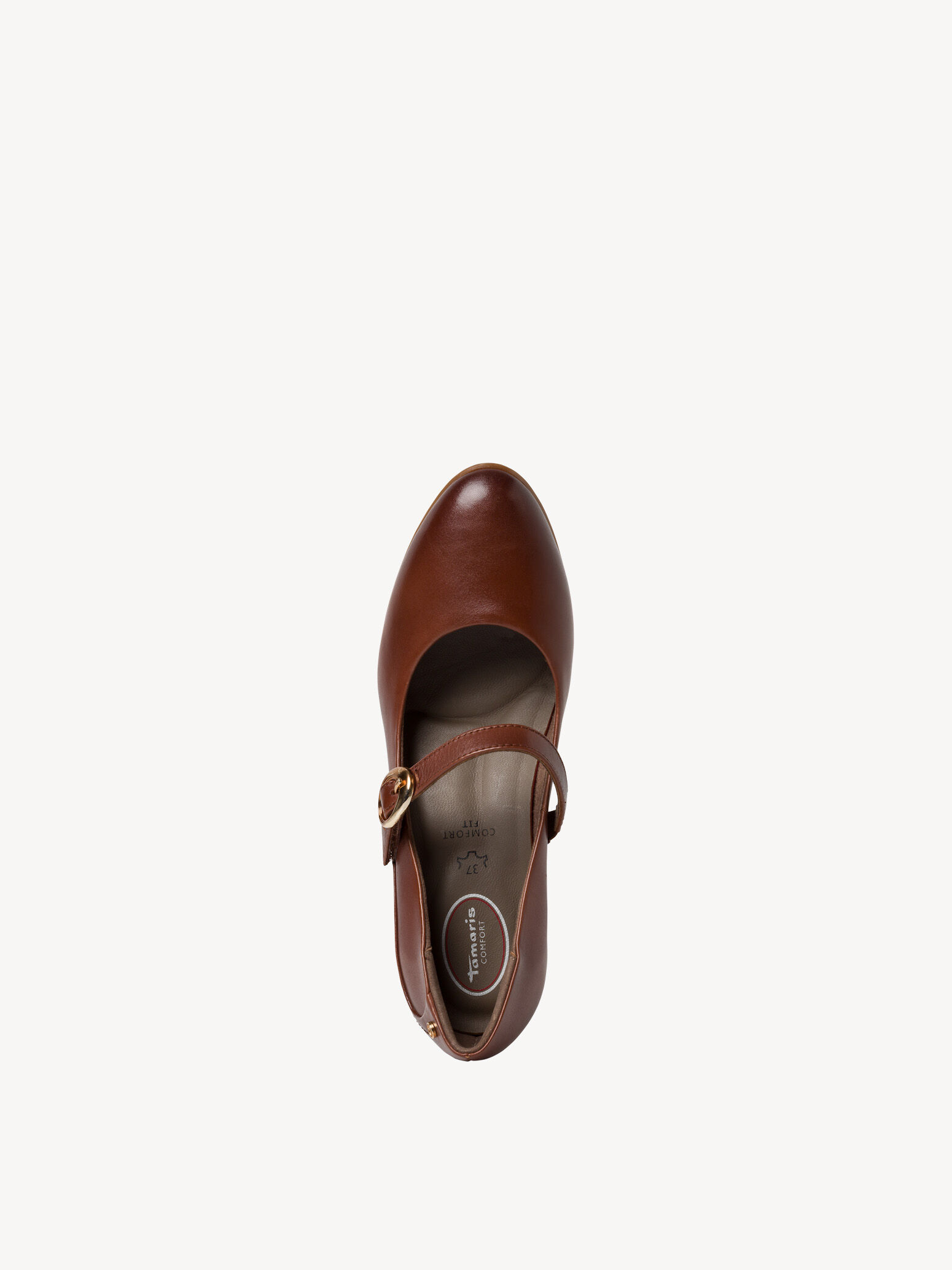 Escarpin en cuir - marron