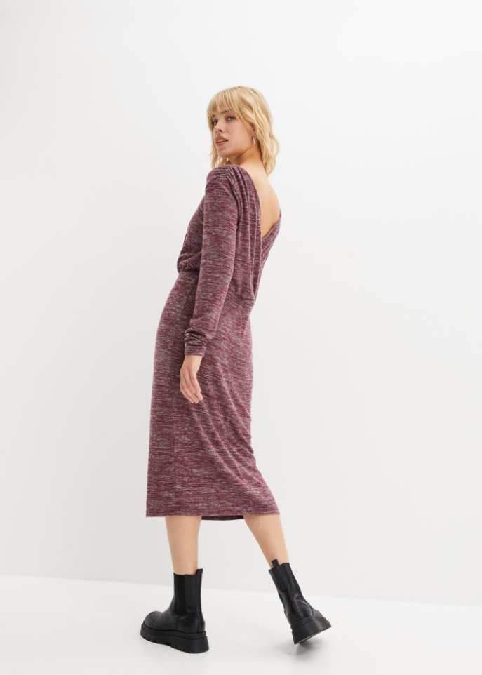 Strickkleid mit Rückenausschnitt