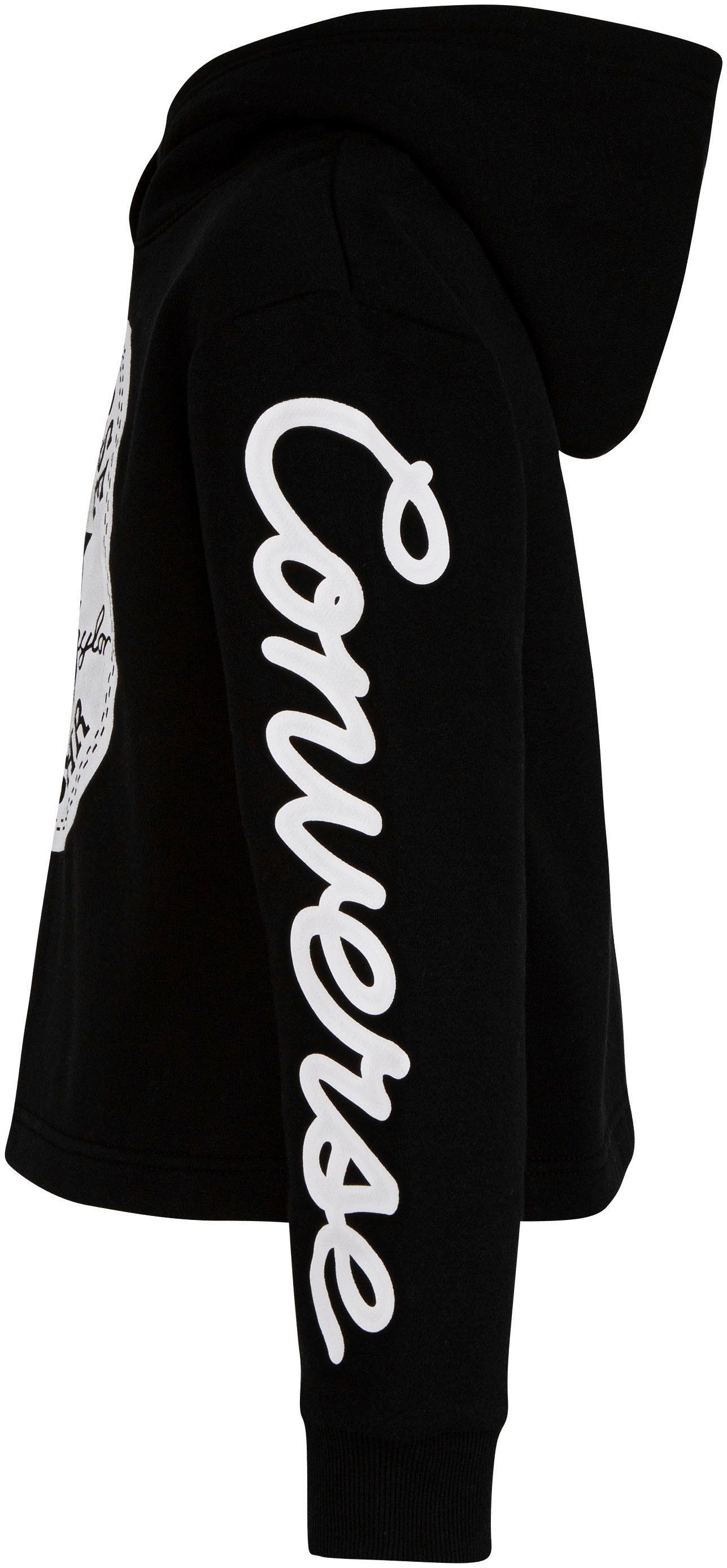 Converse Kapuzensweatshirt CHUCK PATCH CROPPED HOODIE - für Kinder