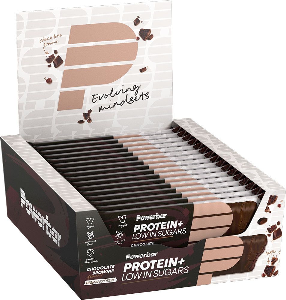 Powerbar Protein+ Low Sugar Riegel 16er Box kaufen | Bike-Discount