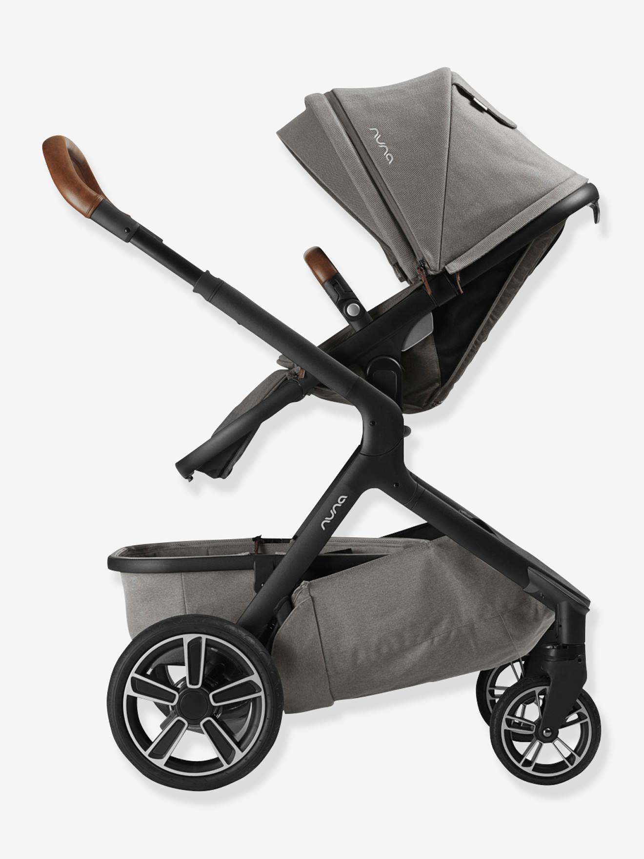 Poussette NUNA Demi Grow gris foncé (oxford)